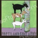 Bishop Art - Portland - Goat Army Drink Holder