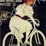Vehicles - Bicycle - Vintage Poster 01 Drink Holder